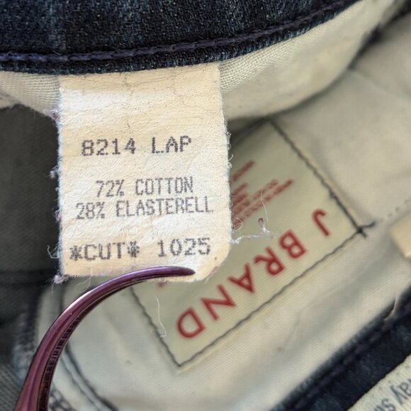 J Brand Jean Womens 26W x 33L Blue Straight Leg Stretch Denim - Picture 12 of 13